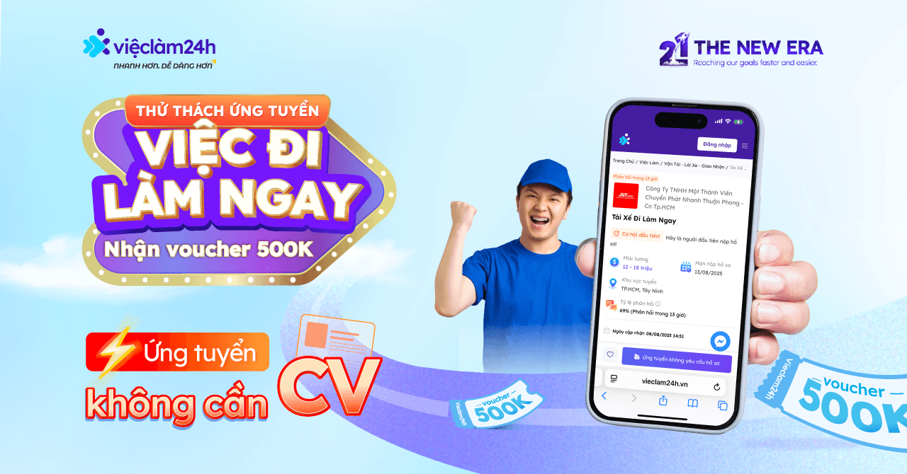 Thể lệ chi tiết chương trình “ỨNG TUYỂN NGAY VOUCHER VỀ TAY”
