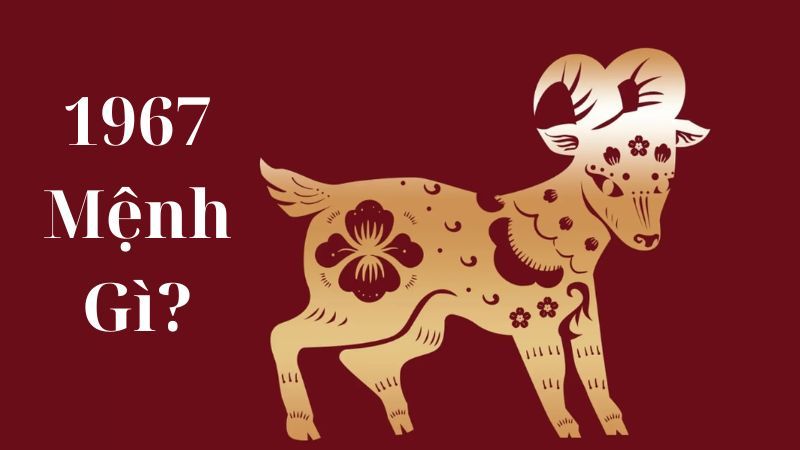 Sinh năm 1967 mệnh gì? Tuổi Đinh Mùi hợp màu, hướng, tuổi nào