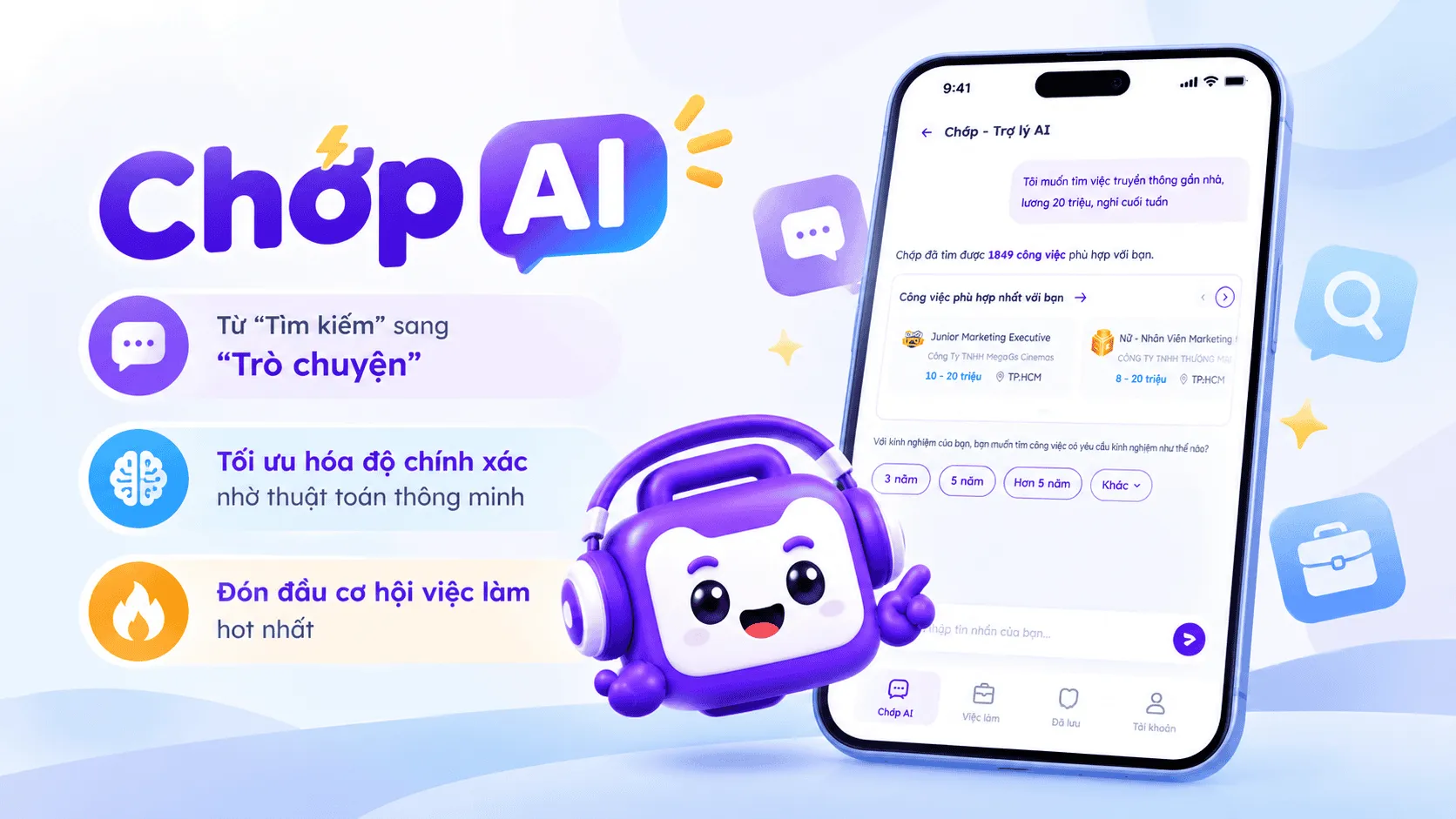 Khi Chatbot Chớp AI thay đổi cách người Việt tìm việc làm