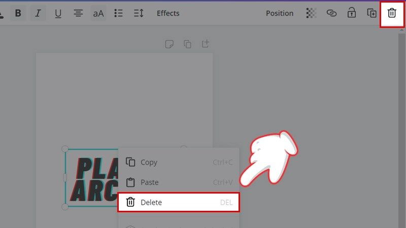 Bạn có thể xóa bất kỳ chi tiết nào nếu chưa ưng ý (Ảnh: internet)