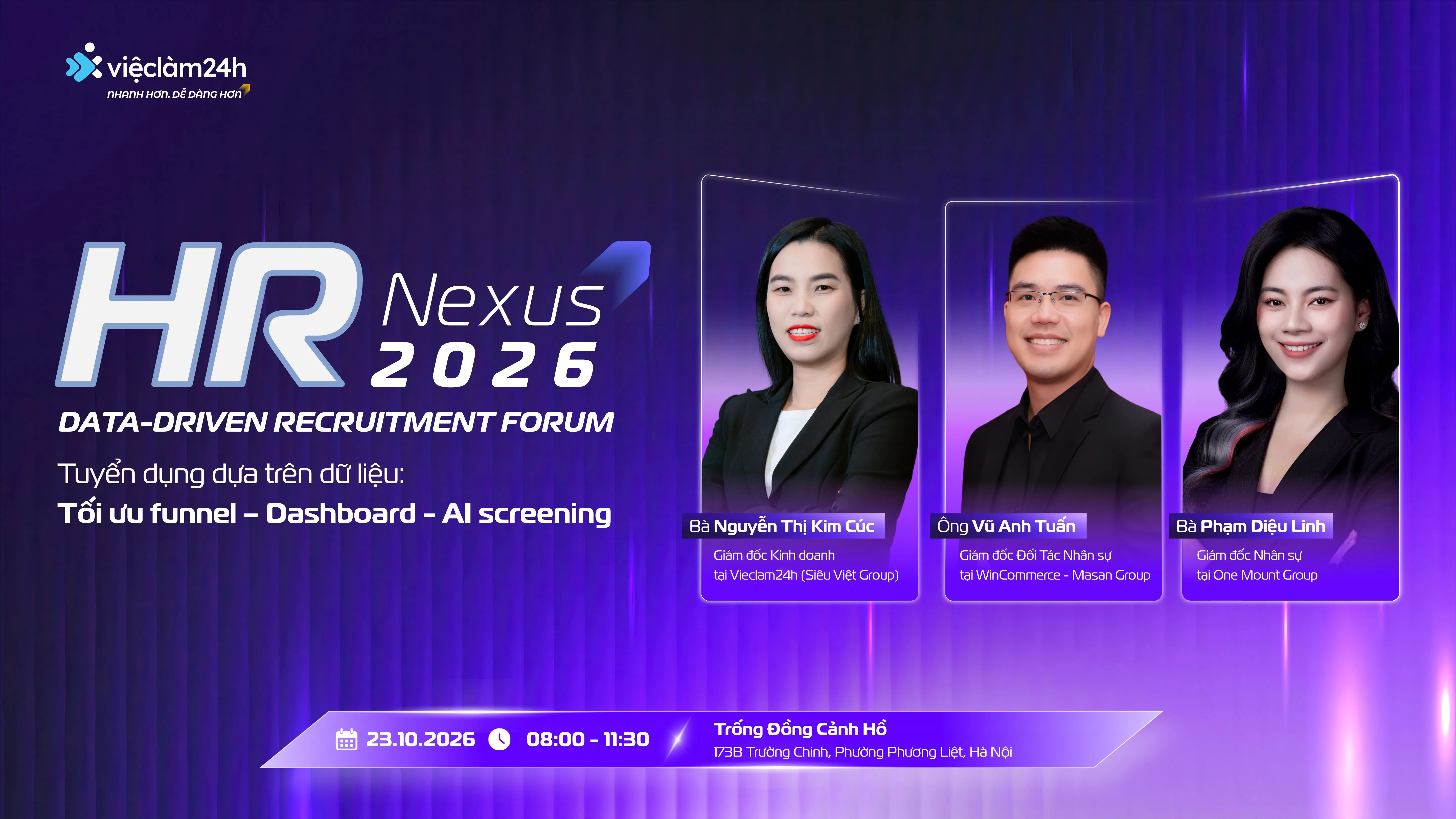 HR Nexus 2026 #5 số tháng 10: Data-Driven Recruitment Forum