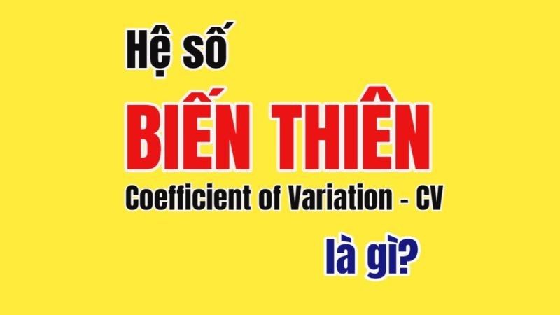 Coefficient of Variation là gì? Công thức tính hệ số biến thiên