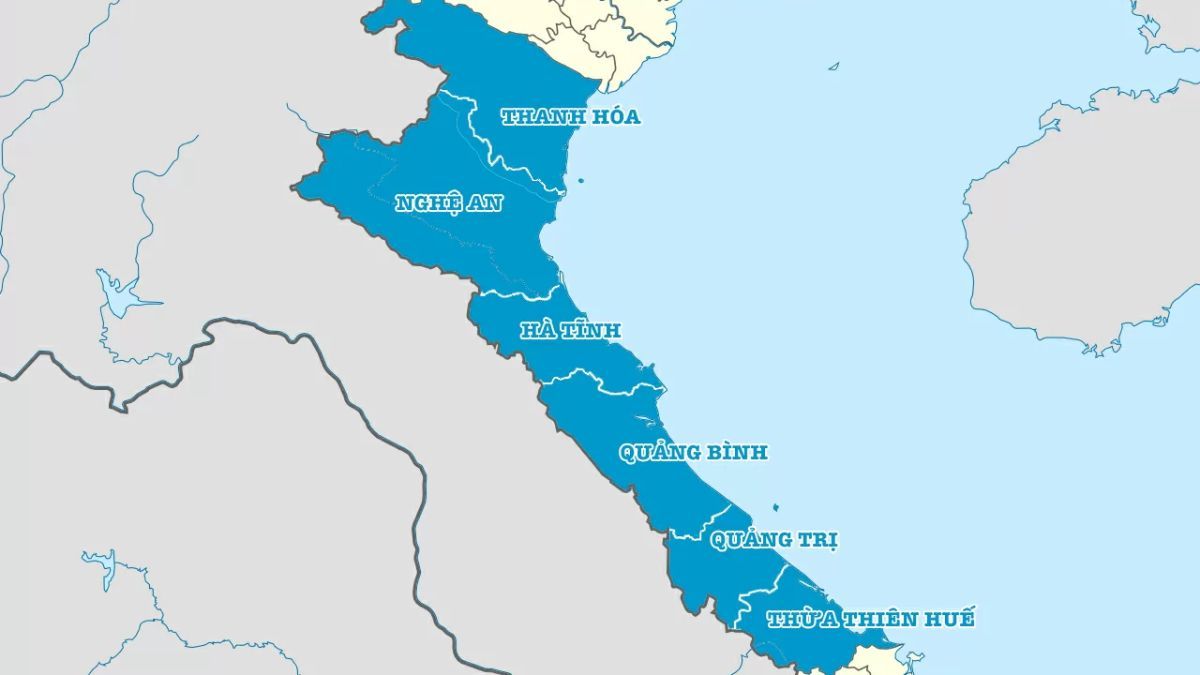 Danh sách 6 tỉnh Bắc Trung Bộ sau sáp nhập và việc làm mới nhất
