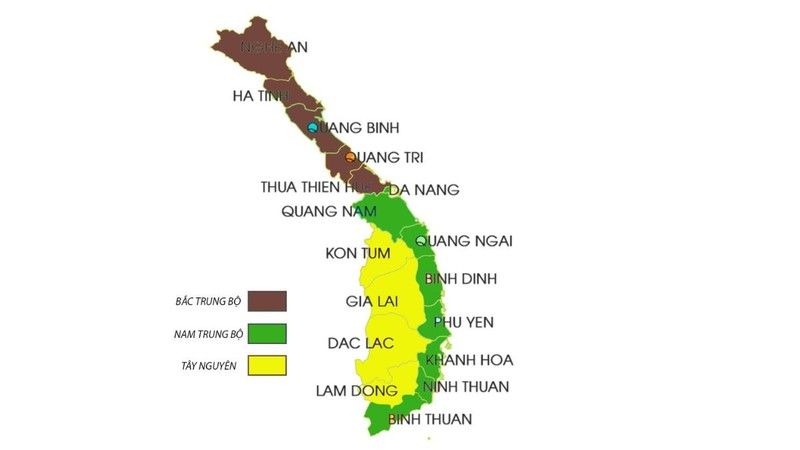 Danh sách các tỉnh Nam Trung Bộ sau sáp nhập và cơ hội việc làm mới nhất