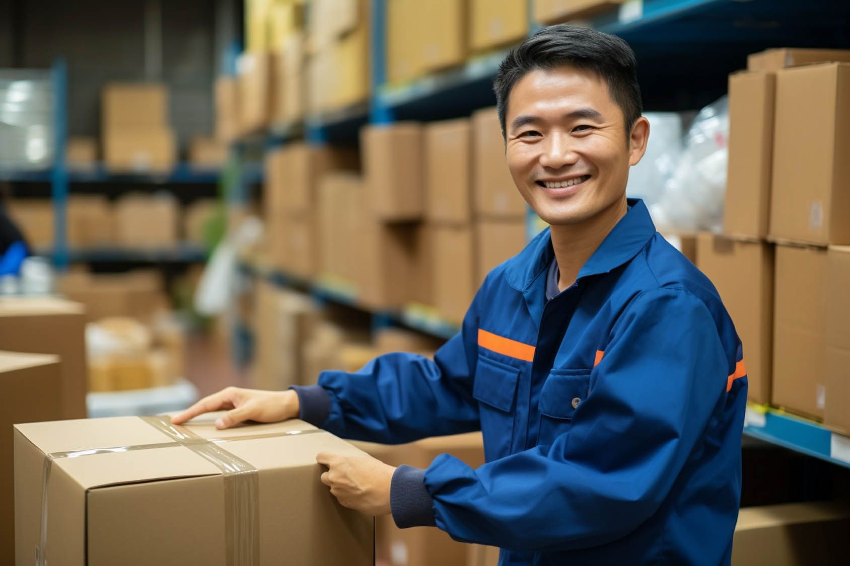 Nhân viên đóng gói 