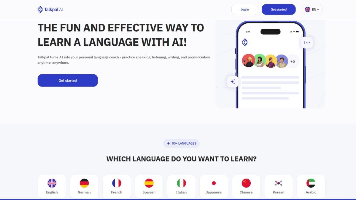 TalkPal hỗ trợ luyện giao tiếp tiếng Anh chủ động