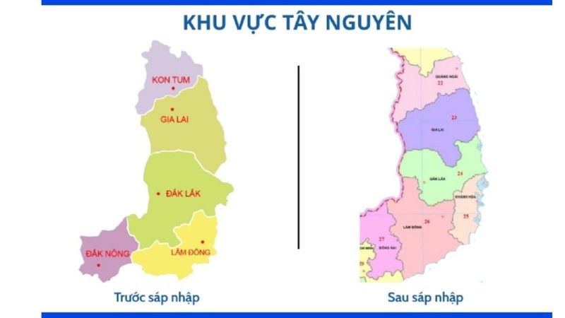 Danh sách các tỉnh Tây Nguyên sau sáp nhập và cơ hội việc làm mới nhất