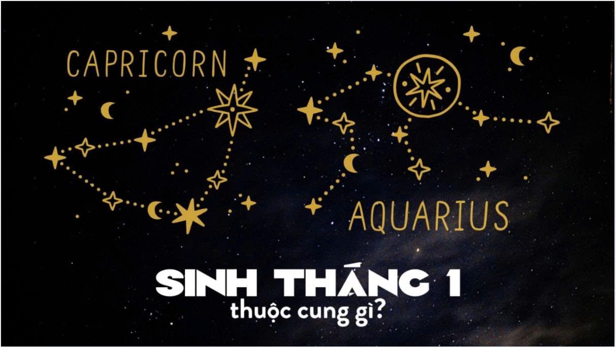Tháng 1 cung gì? Tính cách, sự nghiệp của cung Ma Kết và Bảo Bình
