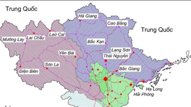 Danh sách 14 tỉnh Trung du và Miền núi phía Bắc sau sáp nhập